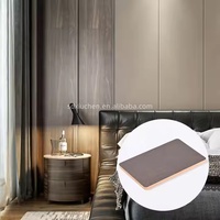 Panneau de placage de bois en fibre de bois de charbon de bois de roche de bambou décoration intérieure panneau mural en PVC intégré ardoise cristal de carbone
