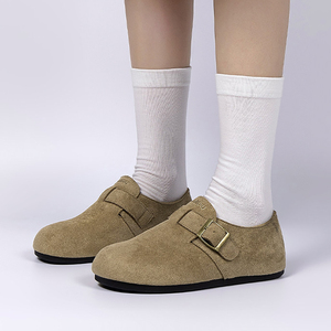 Zapatos Casuales de <span class=keywords><strong>Mujer</strong></span> al por Mayor, Antideslizantes, con Aumento de Altura Invisible de 1.5 cm, Estilo <span class=keywords><strong>Birkenstock</strong></span> - Product Image 1