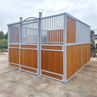 Porte coulissante de haute qualité pour écurie portable, boxes pour chevaux économiques et sécuritaires pour l'équitation