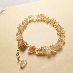Pulsera de Piedras de Citrino Pulido al por Mayor <span class=keywords><strong>Meisa</strong></span> Crystal, Chapada en Oro de 14K, Unisex, Lianyungang, Retención de Color Duradera - Product Image 3