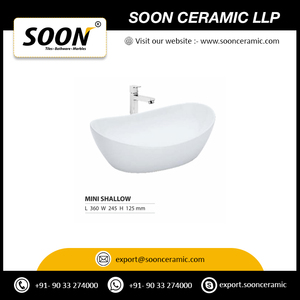 Fregadero de Cocina de Cerámica de Estilo Lujoso y Popular, con Acabado Pulido, Capacidad de 9L, Lavabo de Encimera para Lavarse las Manos - Product Image 5