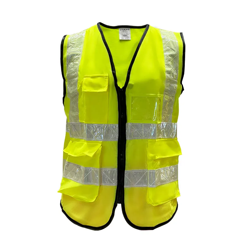 Vêtements réfléchissants Gilet haute visibilité de construction Vêtements de travail de sécurité routière Gilet de sécurité réfléchissant