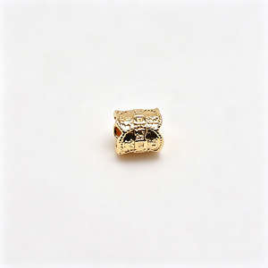 Jiexing Jewelry - Cuentas de cobre chapadas en oro de 14 quilates con diseño de cofre del tesoro D2459, accesorio de joyería DIY - Product Image 1