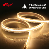Bande lumineuse LED COB en silicone étanche IP67 24V facile à installer, flexible, 720 LED, longueur personnalisée, décoration intérieure, bar