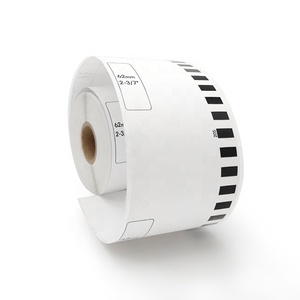 Étiquette continue pour imprimante Brother <span class=keywords><strong>DK</strong></span>-2205, étiquette thermique directe DK2205 62mmx30480mm, adhésif puissant, étiquette d'expédition - Product Image 1