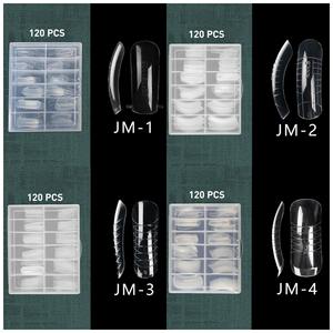 Hanyinails Fournisseur OEM Offre de beauté des ongles XL Coffin Moule français Construction Pointes d'ongles à double forme pour extension de gel dur en poly gel - Product Image 3