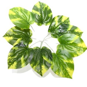 Planta Artificial Greenway de 9 Cabezas de Hojas de Pothos, 38 cm de Alto, para Decoración Interior y Exterior del Hogar - Product Image 2