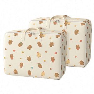 Factory Wholesale Large Capacity <b>Packing</b> Organizer Bag Duffel Bag Non-woven Abrasion-Resistant Storage Bag - Product Image 4