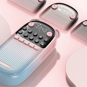 Mini máquina de aprendizaje E300, altavoz Bluetooth con ranura para tarjetas para niños, educación temprana, escucha en inglés, 3-6 años - Product Image 1
