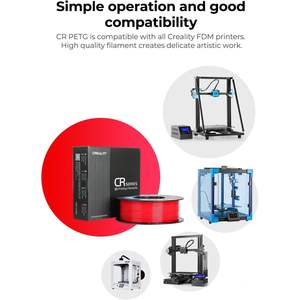 Filamento para Impresora 3D Creality PETG 1.75mm 2kg Negro Blanco Paquete de Alta Precisión Resistencia Sin Olor - Product Image 6