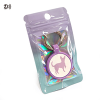 Étiquette d'identification pour animaux de compagnie avec impression personnalisée, 13,56 MHz, NTAG213, porte-clés NFC, porte-clés RFID, étiquette pour chat et chien, étiquette NFC en silicone pour animaux de compagnie avec emballage