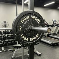 Meilleures ventes : Disques de musculation en caoutchouc haute température avec points de couleur, qualité professionnelle / Plaques de poids Bumper