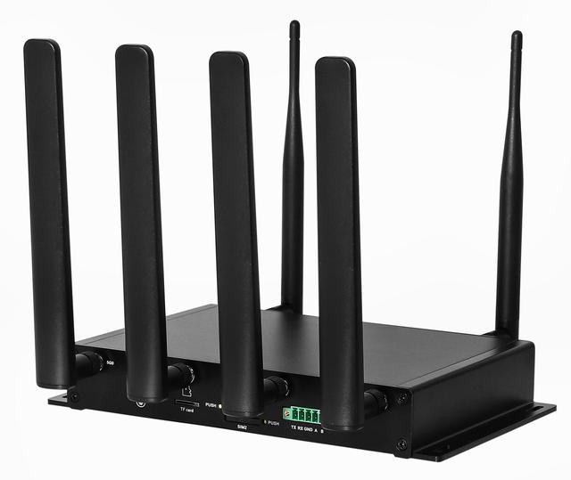Gigabit Industrial 5G Cellular Router 5G CPE Dual-band( 2.4G/5.8G) Wi-Fi Support NSA and SA VPN Desktop, Wall-mounted, Din Rail
