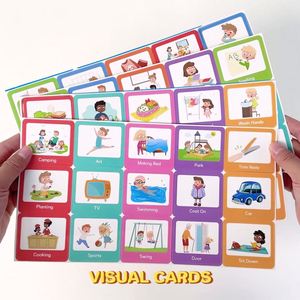 Tarjetas de Rutina Diaria, Ayudas Visuales para Niños Autistas, Hechas de Papel para Uso en el Aula o en Casa, para Niños - Product Image 6