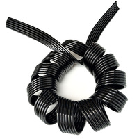 Tuyau d'air à double recul en TPU de haute qualité personnalisé Tuyau pneumatique en spirale en PU 10*6.5mm Tuyau d'air à double rangée en PU