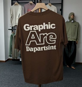 T-shirt vintage tissé, streetwear américain hip-hop, mode, 100% coton, coupe ample, respirant, écologique, pour homme, vêtements d'été - Product Image 4