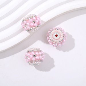 Gran oferta 2025, cuentas sueltas de acrílico con flor de burbuja bonita de 21mm, cuentas artesanales DIY para bolígrafo, fabricación de joyas, pulsera, collar - Product Image 4