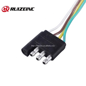 Usine Pvc isolé cordon quatre couleurs connexion d'alimentation câble d'extension en gros - Product Image 2