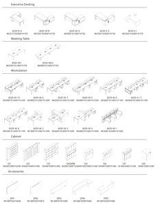 โต๊ะทำงาน/เรียน ไม้ โมเดิร์น ประกอบง่าย ดีไซน์แบบโมดูล ปรับเปลี่ยนได้ ใช้เป็นโต๊ะคอมพิวเตอร์ หมุนได้ ทนทาน เป็นมิตรกับสิ่งแวดล้อม - Product Image 5