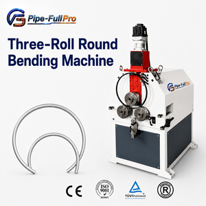 Hydraulic Profile Bending Machine 3 <b>Roller</b> Tube Rolling Machine for Greenhouse Pipe and Steel Framing - Product Image 1