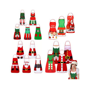 Tabliers personnalisés <span class=keywords><strong>en</strong></span> polyester avec impression numérique intégrale pour Noël – Idéal pour le personnel et les cadeaux d'entreprise - Product Image 1