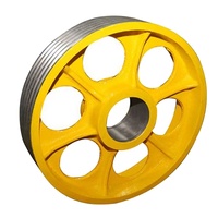 Roue de chemin de fer grande taille en fonte gris ductile, personnalisée par Wjh Densen, fabriquée en Chine