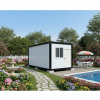Portable détachable préfabriqué modulaire conteneur en acier maison paquet plat bureau mobile ou unité de stockage