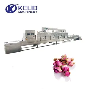 Máquina de secar micro-ondas para flor de pétala de rosa