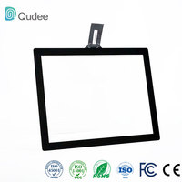 Kit tactile industriel certifié RoHS de 15 pouces, verre tactile sur mesure avec livraison rapide et échantillon disponible