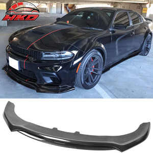 Lèvre de pare-chocs avant compatible avec Dodge Charger 2020-2023 SRT Widebody V3, impression fibre de carbone PP, pièces auto de haute qualité, kit carrosserie - Product Image 1