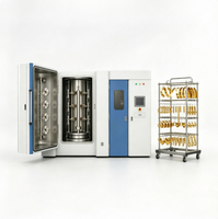 Machine de revêtement ionique sous vide industrielle AsiaLink pour la quincaillerie de construction, l'acier inoxydable, les alliages, le plastique, le verre, la céramique