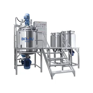 100l 500l Mixing Liquid Heating Agitator Homogenizing Mixer Cosmetic Equipment Chemical Cream Making Machine
