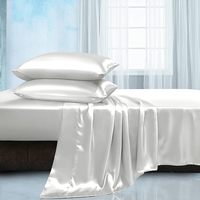 Fabricant chinois de linge de lit en soie de mûrier 100% pure, ensemble de housse de couette, drap en soie avec taie d'oreiller