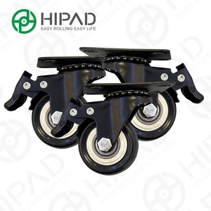 Prix d'usine, roulettes en PVC pivotantes à 360 degrés, freinables, sur mesure, pour le <span class=keywords><strong>transport</strong></span> <span class=keywords><strong>de</strong></span> meubles, la logistique industrielle - Product Image 3