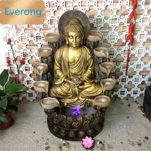 Décoration de jardin <span class=keywords><strong>Fontaine</strong></span> à eau New Indoor Home America <span class=keywords><strong>Imitation</strong></span> Fire Technology Europe, grandes fontaines d'eau de jardin extérieures - Product Image 3