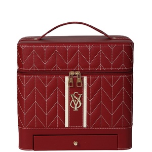 2024 nouveaux produits de soins de la peau avancés stockage multifonctionnel grande capacité Portable maquillage cosmétique étui organisateur sac - Product Image 1