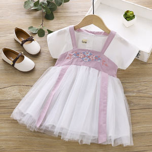 Vestido de Encaje para Niñas al por Mayor, Estilo Casual Tradicional Bávaro Kardashian, con Bordado y Diseño para Baile - Product Image 3