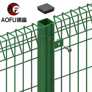 OEM nhà sản xuất nhúng nóng mạ kẽm hàn hàng rào kim loại hàng đầu cuộn tam giác uốn BRC hàng rào với sơn tĩnh điện - Product Image 3