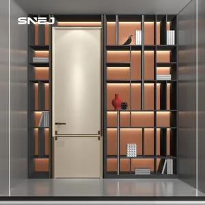 Skin-feel Interior Door Hotel Indoor Rooms Ecological Paint Free Suit Bedroom Door Multi Story Solid Wood Composite Door