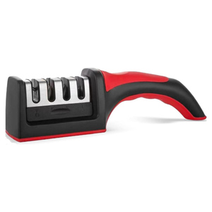 Vente flash - Affûteur de couteaux en acier inoxydable écologique de luxe, pierre à aiguiser de cuisine, poignée en caoutchouc antidérapante, passe au lave-vaisselle - Product Image 1