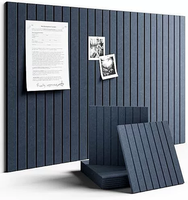 Fabricant en gros de panneaux muraux multifonctionnels en liège et feutre, carrés, 48x24 pouces, épaisseur personnalisée, pour décoration artistique et messages
