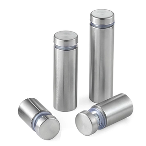 Acero inoxidable dorado, dorado, plateado, Blanco, Negro, espejo, vidrio, señal publicitaria, soporte de montaje, tornillo separador, clavo para vidrio - Product Image 4