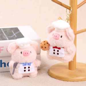 OEM Venta Caliente Llavero de Peluche de Cerdito Kawaii de 11cm, Bonito Mini Colgante para Bolsos, Accesorios Decorativos, Regalo de Cumpleaños para Aliviar el Estrés - Product Image 4