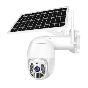 Cámara cctv con Panel Solar para exteriores, sistema PIR de bajo consumo, 1080P, Audio de 2 vías, Wifi, batería de 3MP, ICSEE