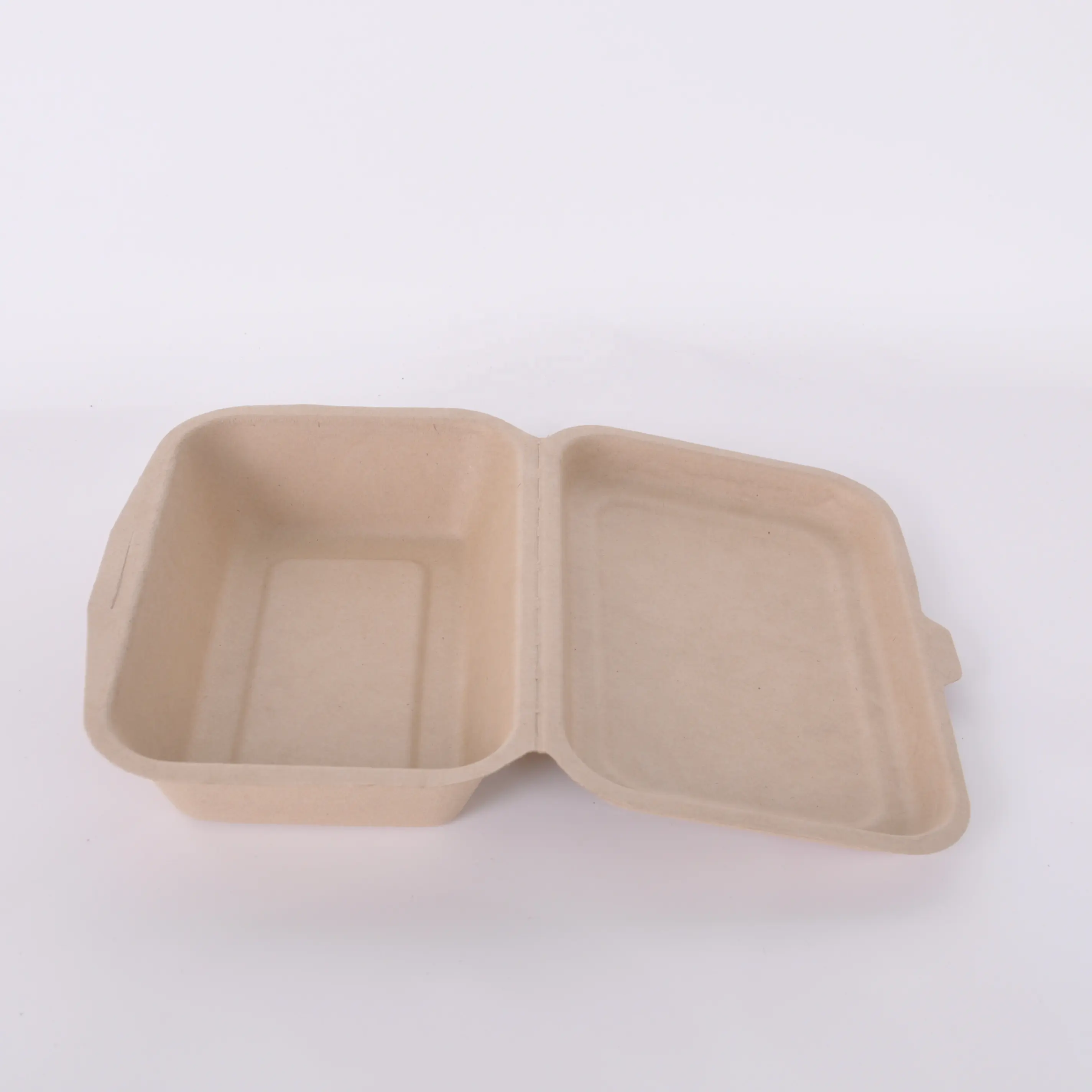 Caixa de papel biodegradável, caixa colorida de papel de refeição alimentar