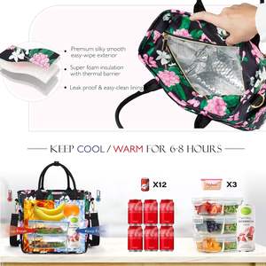 Échantillon gratuit, glacière souple imperméable réutilisable, sac isotherme pour pique-nique avec logo personnalisé - Product Image 3