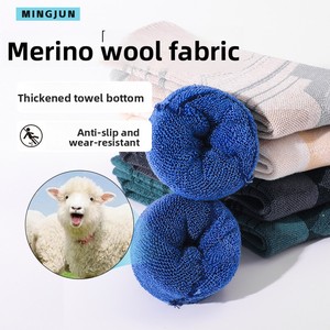 <span class=keywords><strong>Chaussettes</strong></span> en laine mérinos tricotées, épaisses, antibactériennes, pour la randonnée, pour hommes et femmes, hiver, extérieur, chaudes, neige, ODM - Product Image 3