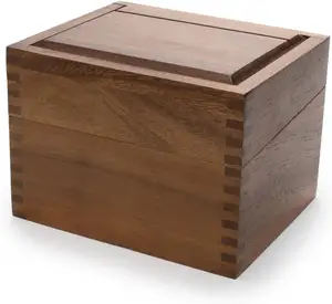豪华木制礼品盒相思木配方盒木制食谱储物盒