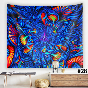'Monad Ấn Độ Mandala psychedelic Thảm trang trí tường Hippie bãi biển Khăn Chakra medit Anime tấm thảm LED tấm thảm - Product Image 3