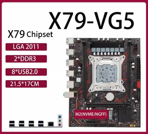 ชุดเมนบอร์ด Intel X99 X79 Micro-ATX รุ่นใหม่ LGA2011-3 รองรับ Xeon E3 V2/V3/V4 DDR3/DDR4 4-Channel M.2 NVMe USB3.0 สำหรับเดสก์ท็อป 128GB - Product Image 4
